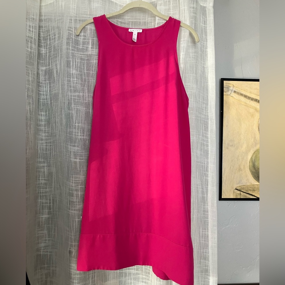 Leith Hot Pink Sleeveless Mini Dress